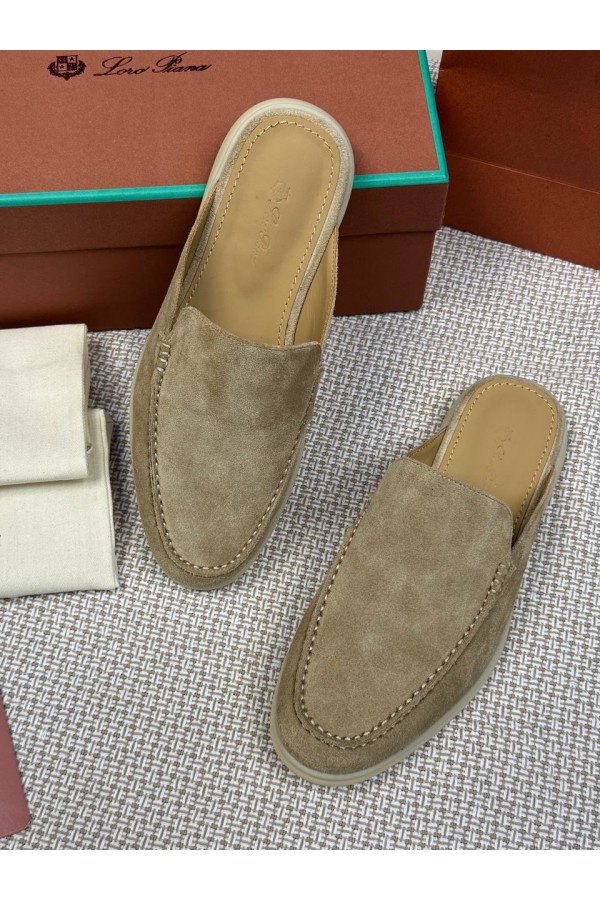 Мужские Мюли Loro Piana Babouche Walk бежевый
