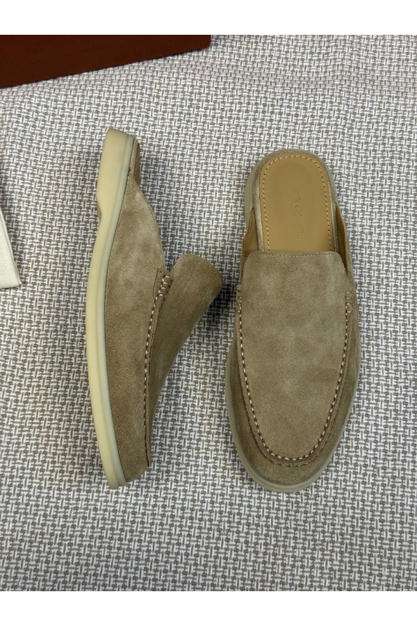 Мужские Мюли Loro Piana Babouche Walk бежевый