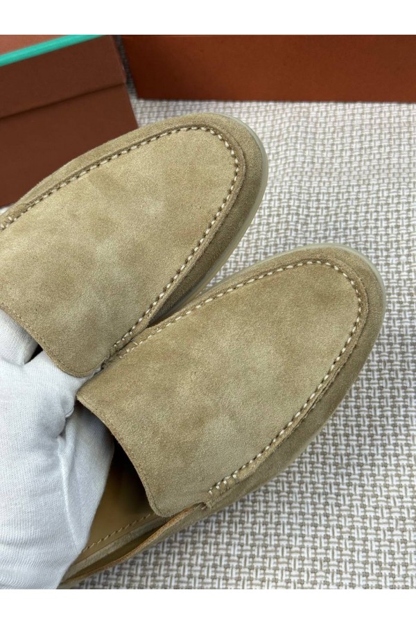 Мужские Мюли Loro Piana Babouche Walk бежевый
