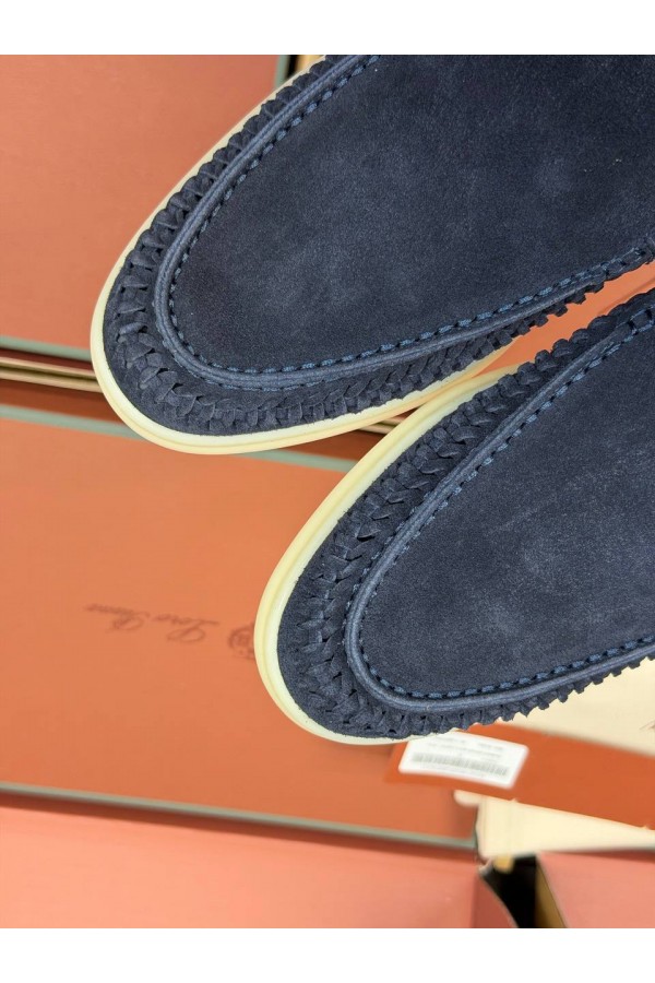 Мужские лоферы  LORO PIANA   Summer Walk темно синие