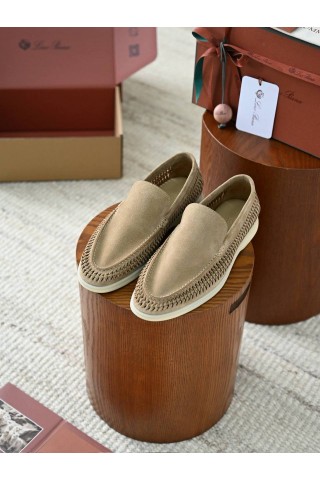Мужские лоферы  LORO PIANA   Summer Walk  бежевый