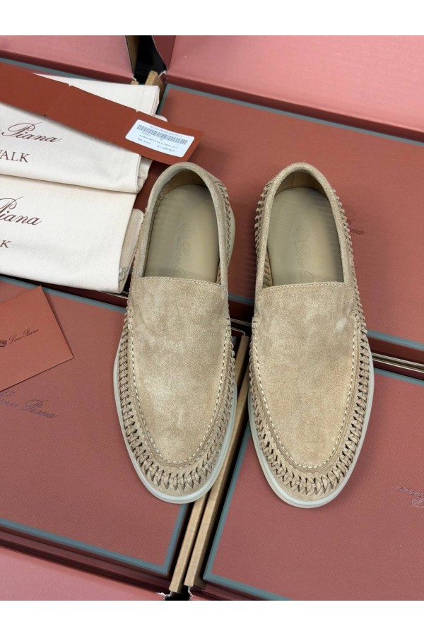 Мужские лоферы  LORO PIANA   Summer Walk  бежевый