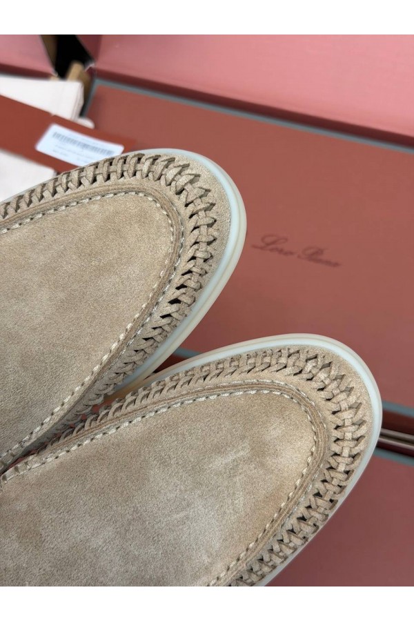 Мужские лоферы  LORO PIANA   Summer Walk  бежевый