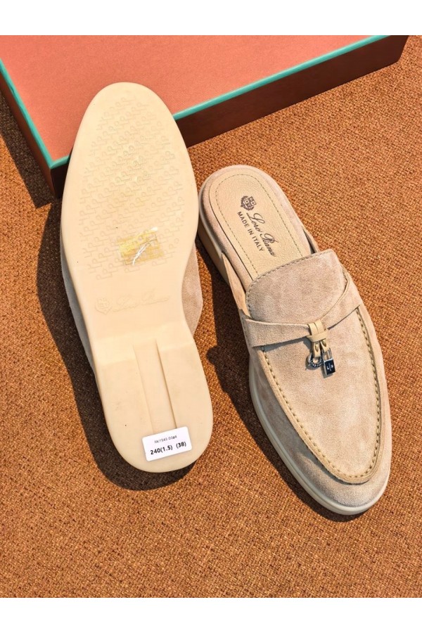 Женские мюли Loro Piana Summer Charms Walk мюли Бежевый 
