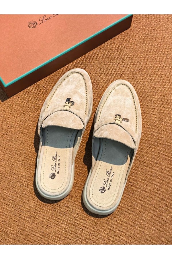 Женские мюли Loro Piana Summer Charms Walk мюли Бежевый 
