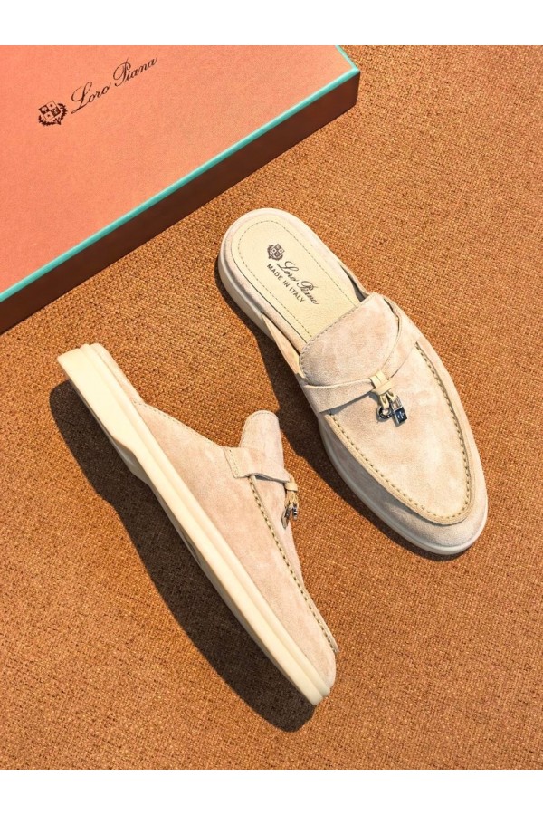 Женские мюли Loro Piana Summer Charms Walk мюли Бежевый 