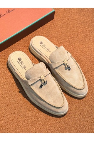 Женские мюли Loro Piana Summer Charms Walk мюли Бежевый 