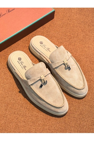 Женские мюли Loro Piana Summer Charms Walk мюли Бежевый 