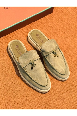 Женские мюли Loro Piana Summer Charms Walk мюли Зеленые
