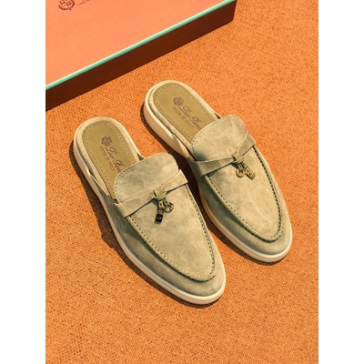 Женские мюли Loro Piana Summer Charms Walk мюли Зеленые