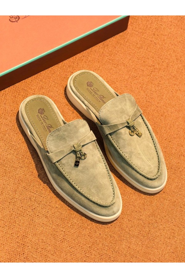 Женские мюли Loro Piana Summer Charms Walk мюли Зеленые