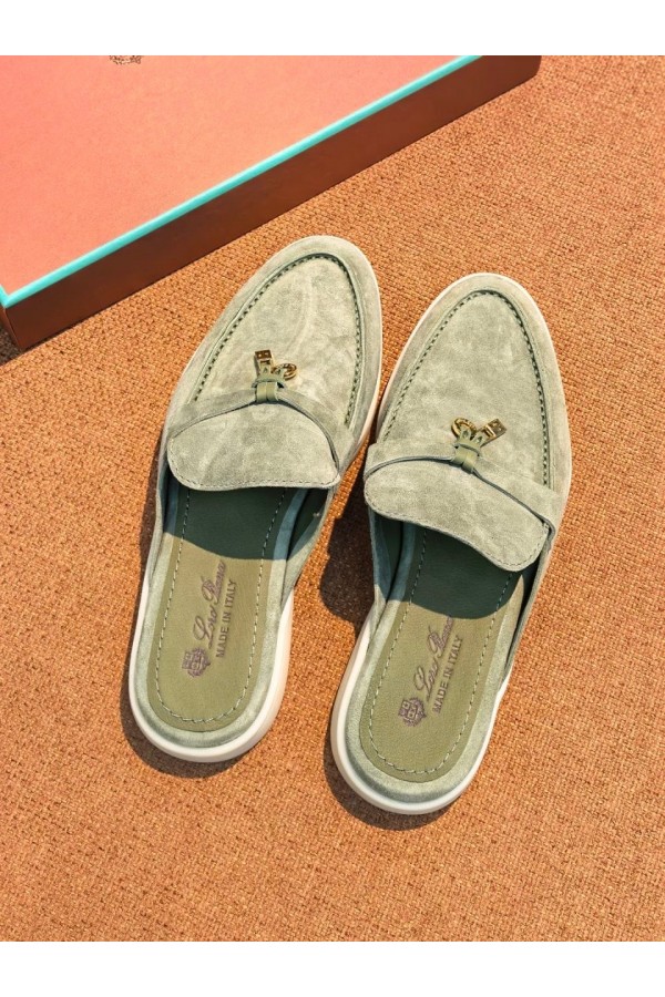 Женские мюли Loro Piana Summer Charms Walk мюли Зеленые