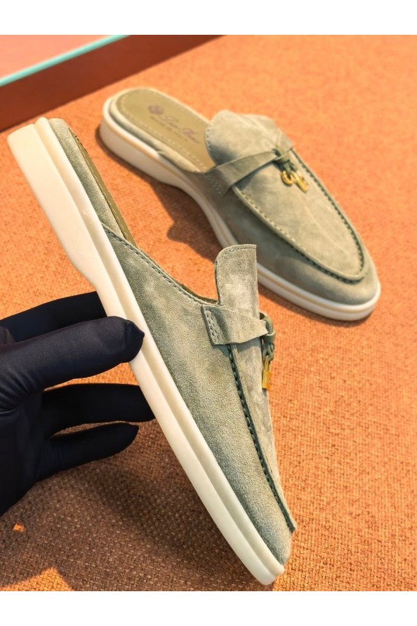 Женские мюли Loro Piana Summer Charms Walk мюли Зеленые