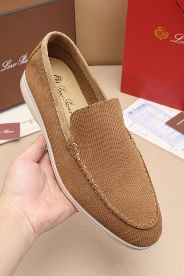 Мужские лоферы Loro Piana Summer Walk - Brown