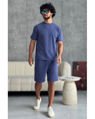 Мужской синий костюм Loro Piana