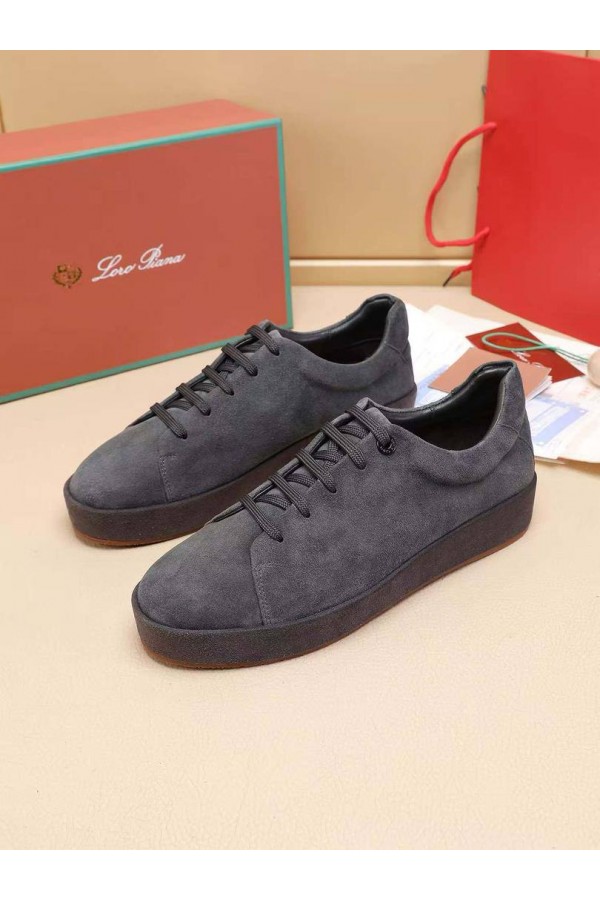 Мужские замшевые кроссовки Loro Piana