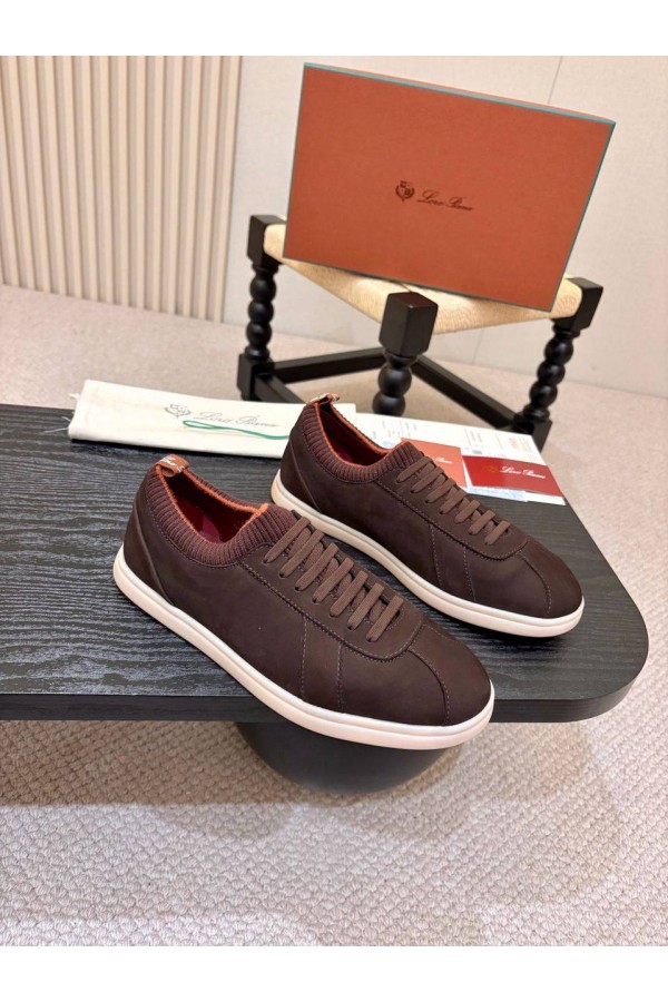 Мужские кроссовки Loro Piana Soho 2.0 Walk - Brown
