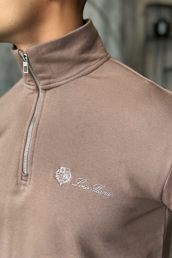 Кофта с высоким горлом Loro Piana - Brown