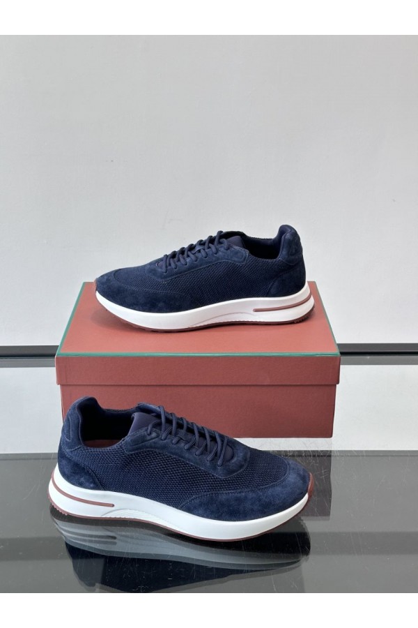 Мужские кроссовки Loro Piana Week End Walk - Navy