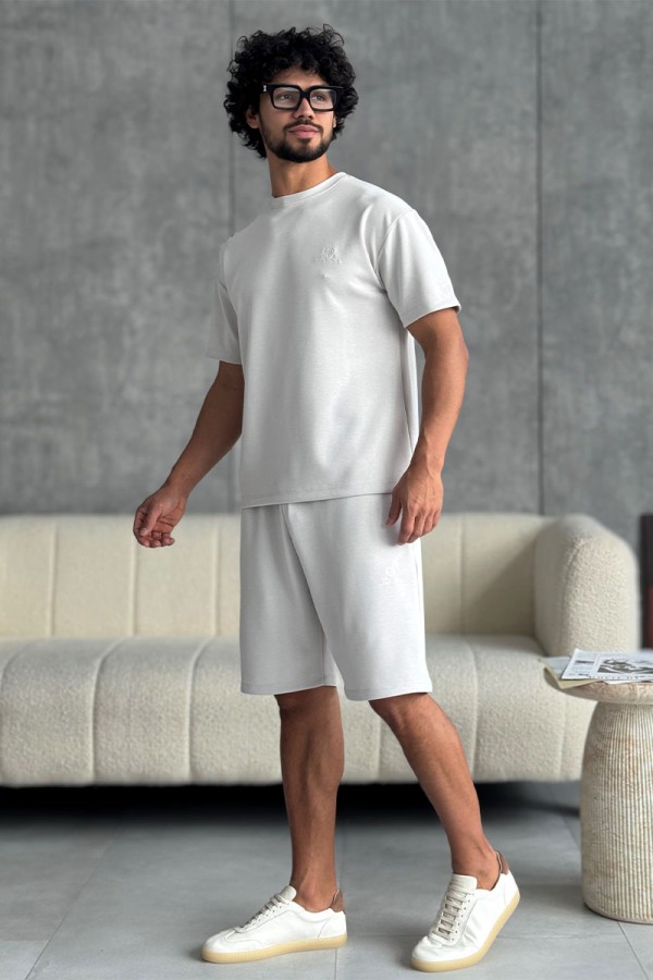 Мужская серая футболка Loro Piana