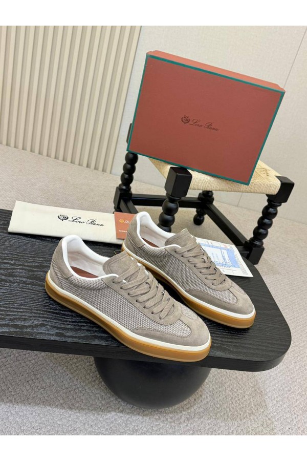 Мужские кроссовки Loro Piana Tennis Walk - Beige