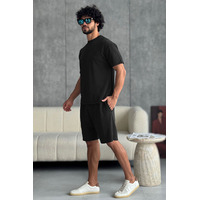 Мужской чёрный костюм Loro Piana