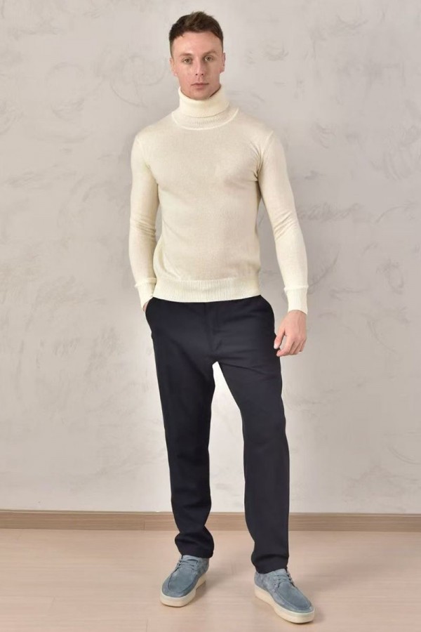 Мужская водолазка Loro Piana Premium - Dark Gray