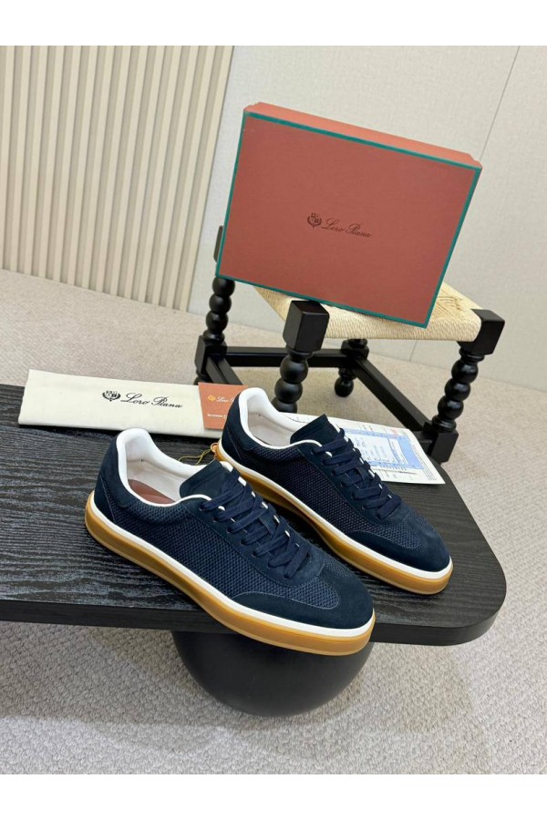 Мужские кроссовки Loro Piana Tennis Walk - Navy