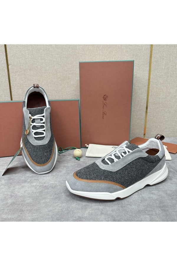 Мужские кроссовки Loro Piana 360 Lp Flexy Walk - Grey