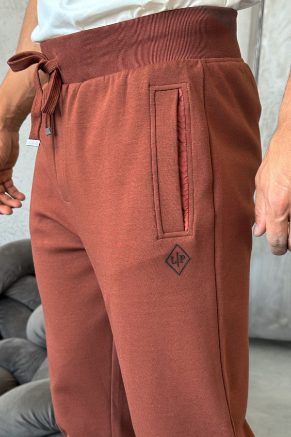 Мужской спортивный костюм Loro Piana monogram - Brown