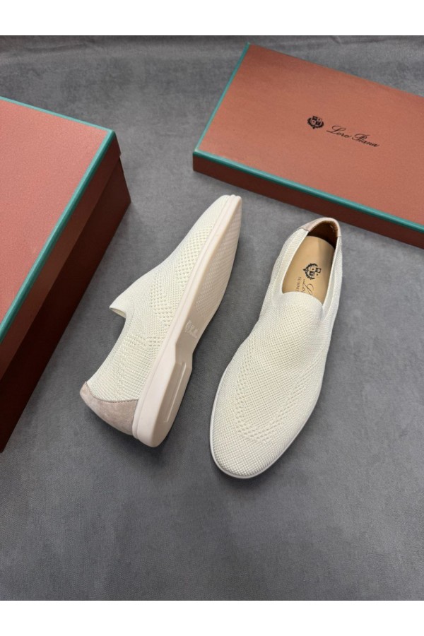 Мужские текстильные лоферы Loro Piana