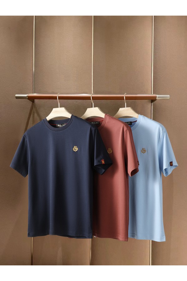 Мужская футболка Loro Piana Premium - Brick Red