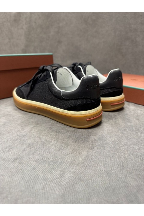 Мужские кроссовки Loro Piana Tennis Walk - Black