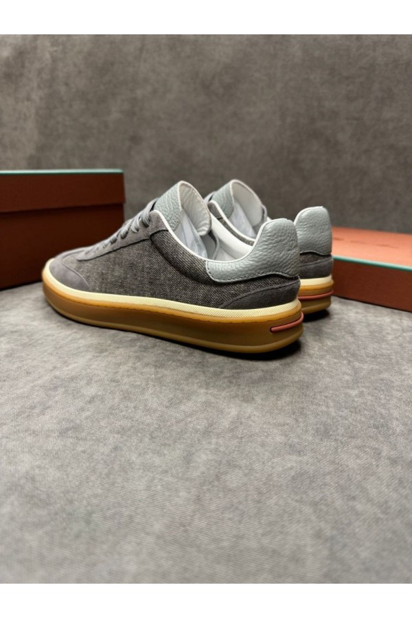 Мужские кроссовки Loro Piana Tennis Walk - Grey