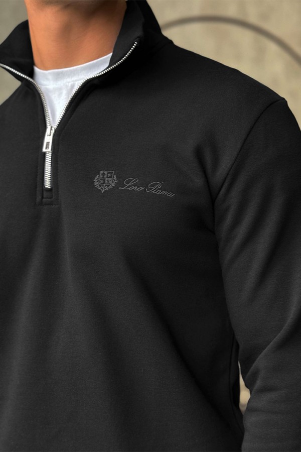 Кофта с высоким горлом Loro Piana - Black