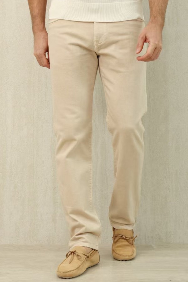 Мужские бежевые джинсы Loro Piana Premium