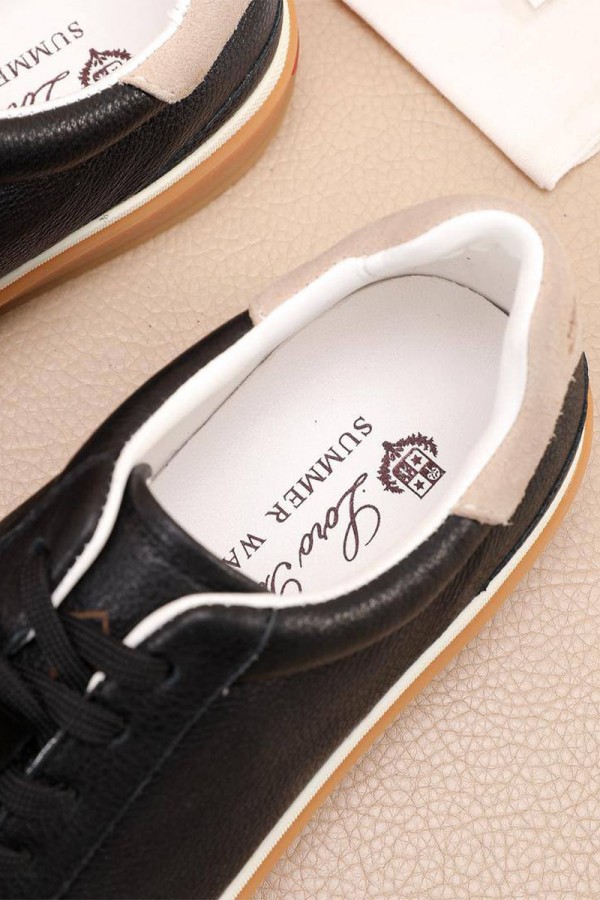 Мужские кроссовки Loro Piana Tennis Walk - Black