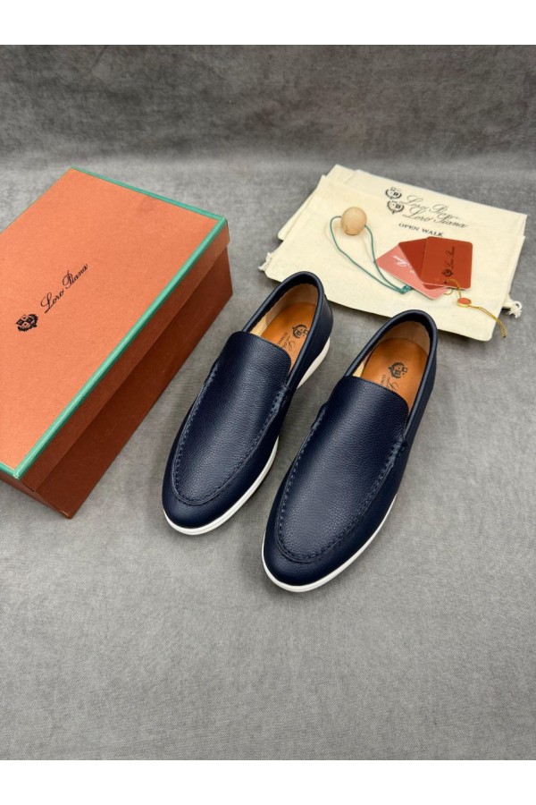 Мужские кожаные лоферы Loro Piana