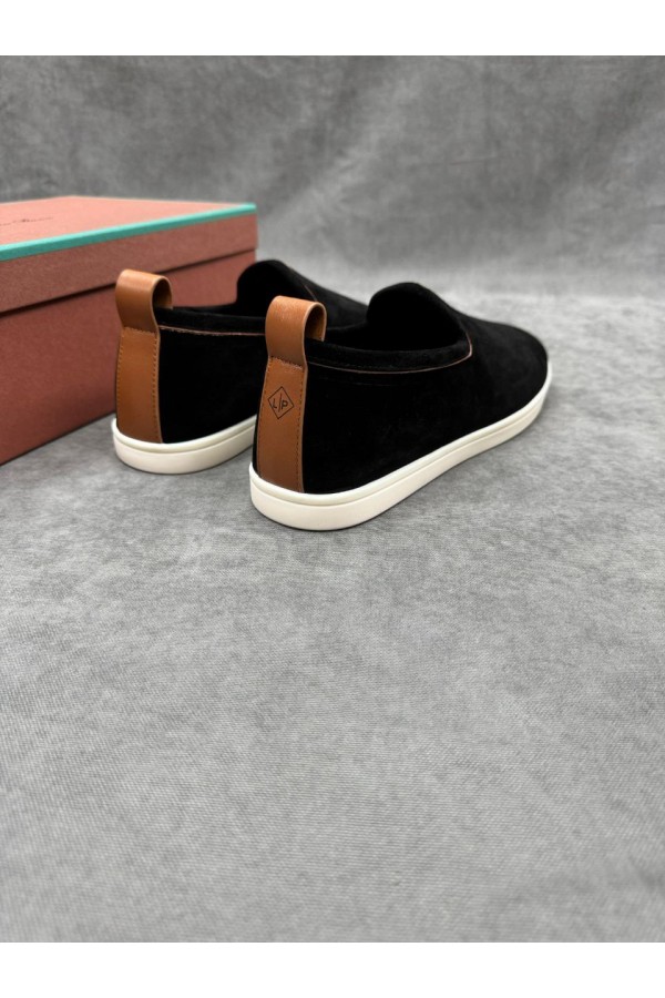 Мужские лоферы Loro Piana Venice Walk - Black