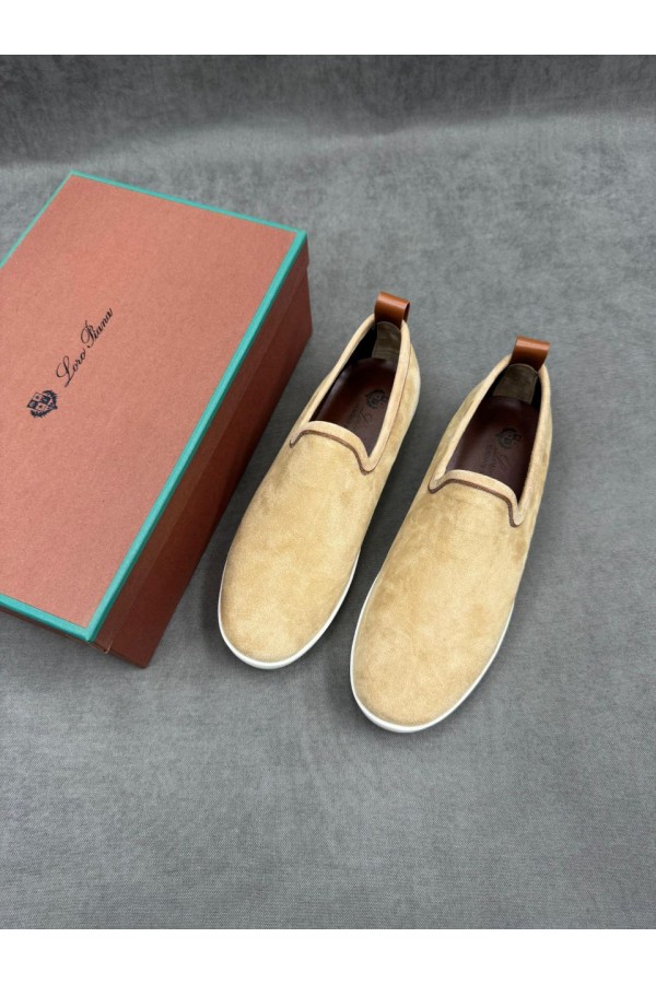 Мужские лоферы Loro Piana Venice Walk - Beige