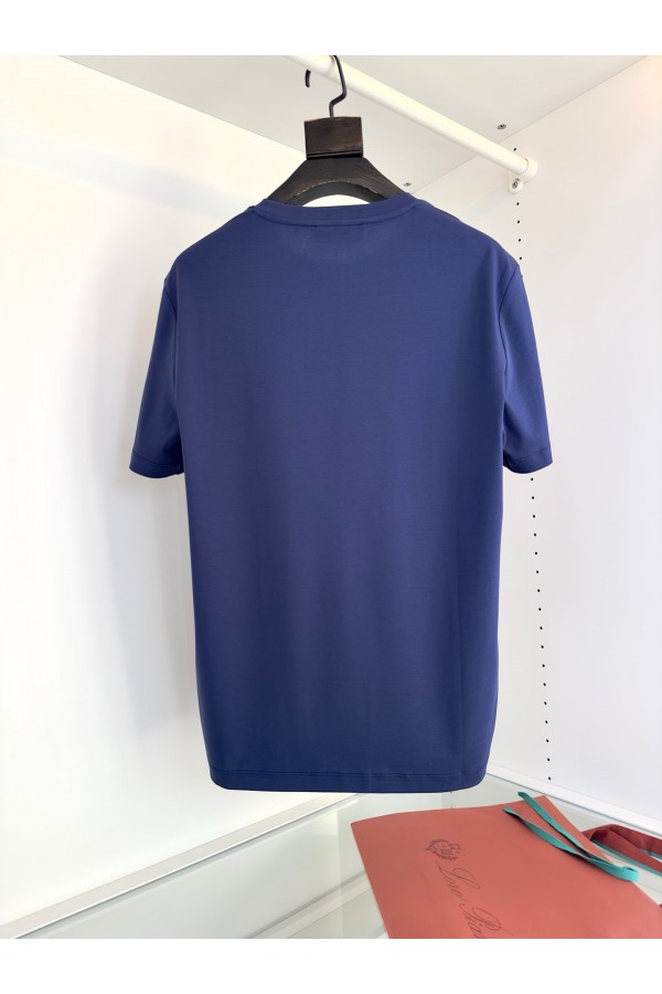 Мужская синяя футболка Loro Piana