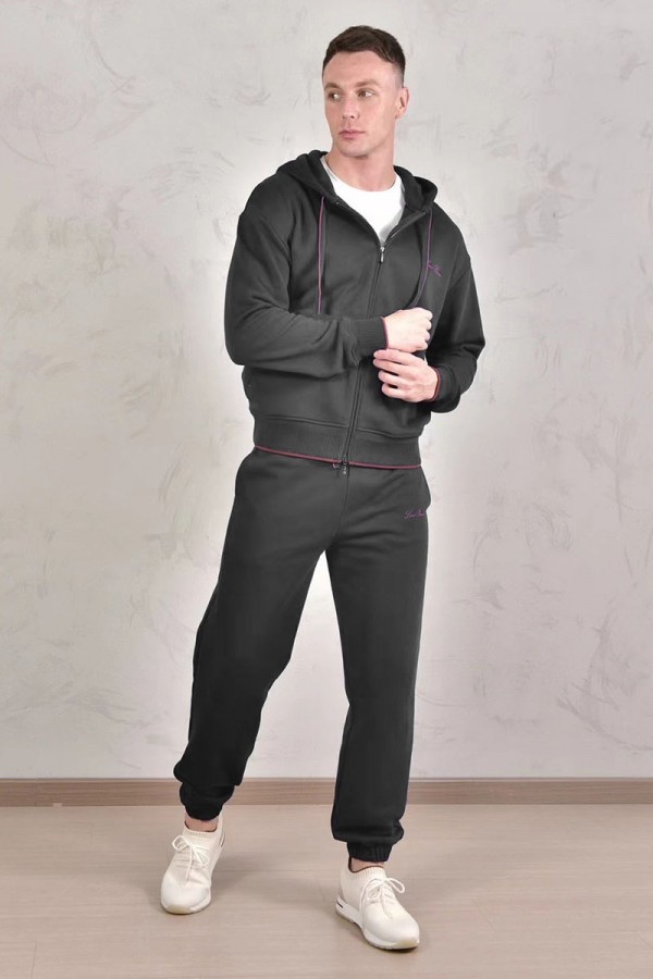 Спортивный костюм Loro Piana Premium signature logo - Grey