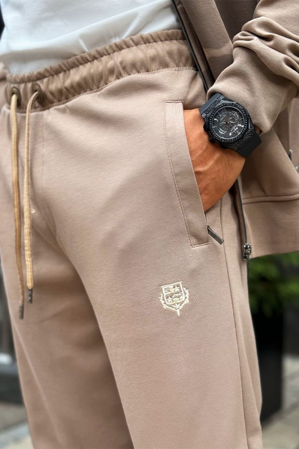 Спортивный костюм Loro Piana logo-embroidered - Beige