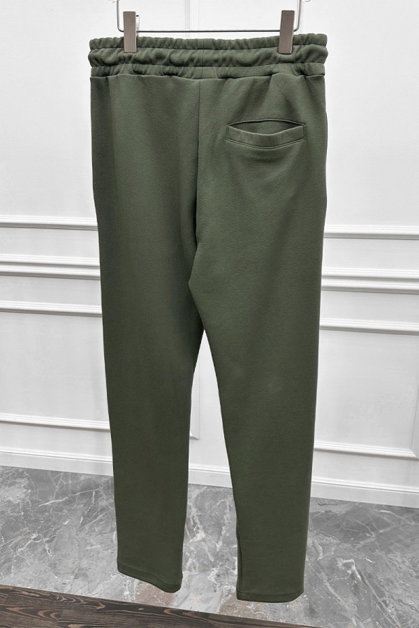 Спортивные штаны Loro Piana logo-embroidered - Green