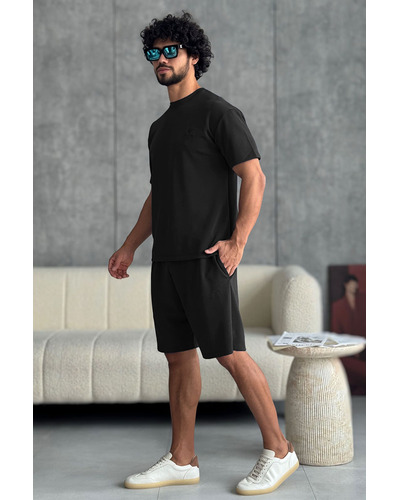 Мужской чёрный костюм Loro Piana