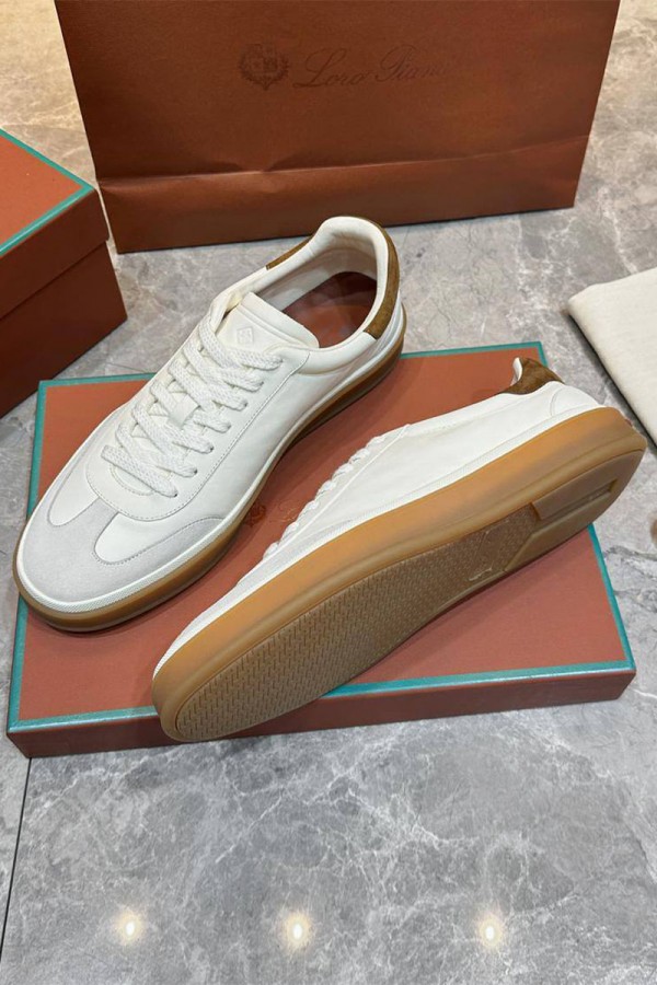 Мужские кроссовки Loro Piana Tennis Walk - White