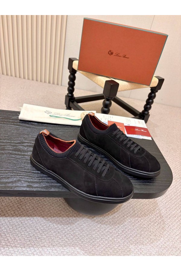 Мужские кроссовки Loro Piana Soho 2.0 Walk - Black