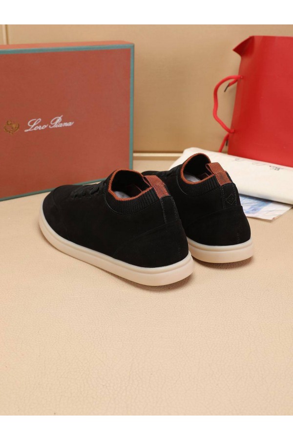 Мужские кроссовки Loro Piana Soho Walk - Black