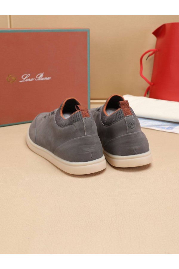 Мужские кроссовки Loro Piana Soho Walk - Grey