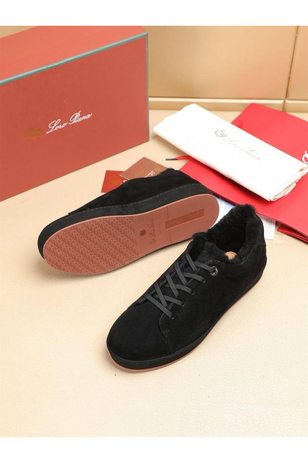 Зимние кроссовки с мехом Loro Piana